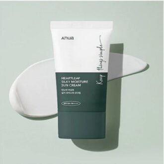 ANUA Heartleaf Silky Moisture Sun Cream SPF 50+ PA++++