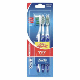 Oral-B All Rounder Medium Brushes 3pack