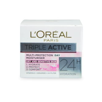 L'Oréal Paris Triple Active Multi-Protective Day Moisturising Cream 24H 50ml