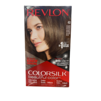 Revlon ColorSilk Beautiful Color™ with Keratin – 40 Medium Ash Brown