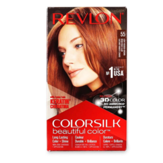 Revlon ColorSilk Beautiful Color™ with Keratin – 55 Light Reddish Brown