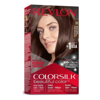Revlon ColorSilk Beautiful Color™ with Keratin – 33 Dark Soft Brown