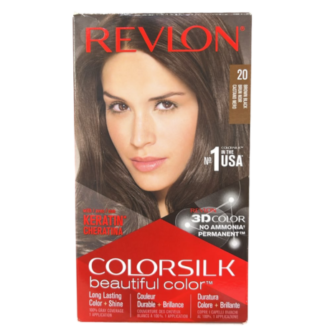 Revlon ColorSilk Beautiful Color™ with Keratin – 20 Brown Black