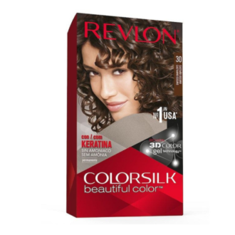 Revlon ColorSilk Beautiful Color™ with Keratin – 30 Dark Brown