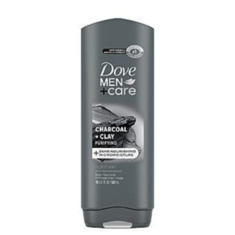 Dove Men+Care Charcoal + Clay Purifying Body Wash 400ml