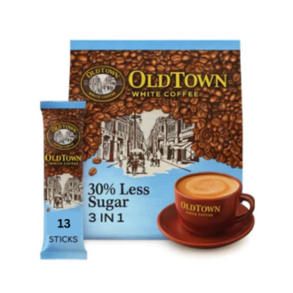 Old Town White Coffee Less Sugar (13 Sticks)